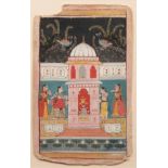 Bundi or Kotah, 18th Century 10 3/8 x 6 1/4 inches.
