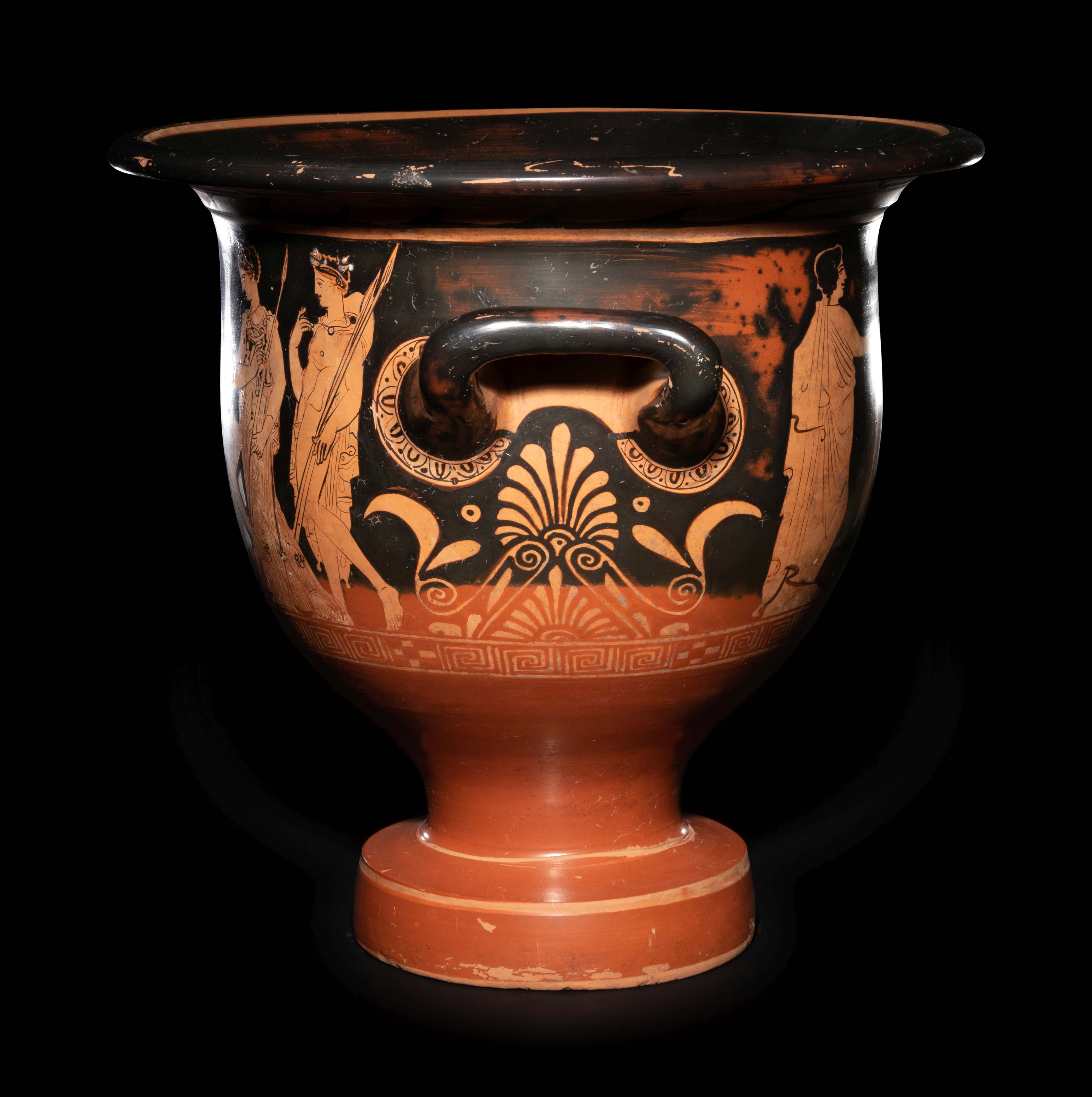 An Attic Red-Figured Krater  Height 14 1/8 x width 14 - Image 5 of 6