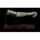 A Late Hellenistic or Roman Bronze Arm  Length 12 1/2