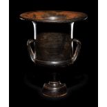 A Campanian Black-Glazed Calyx-Krater Height 15 3/4