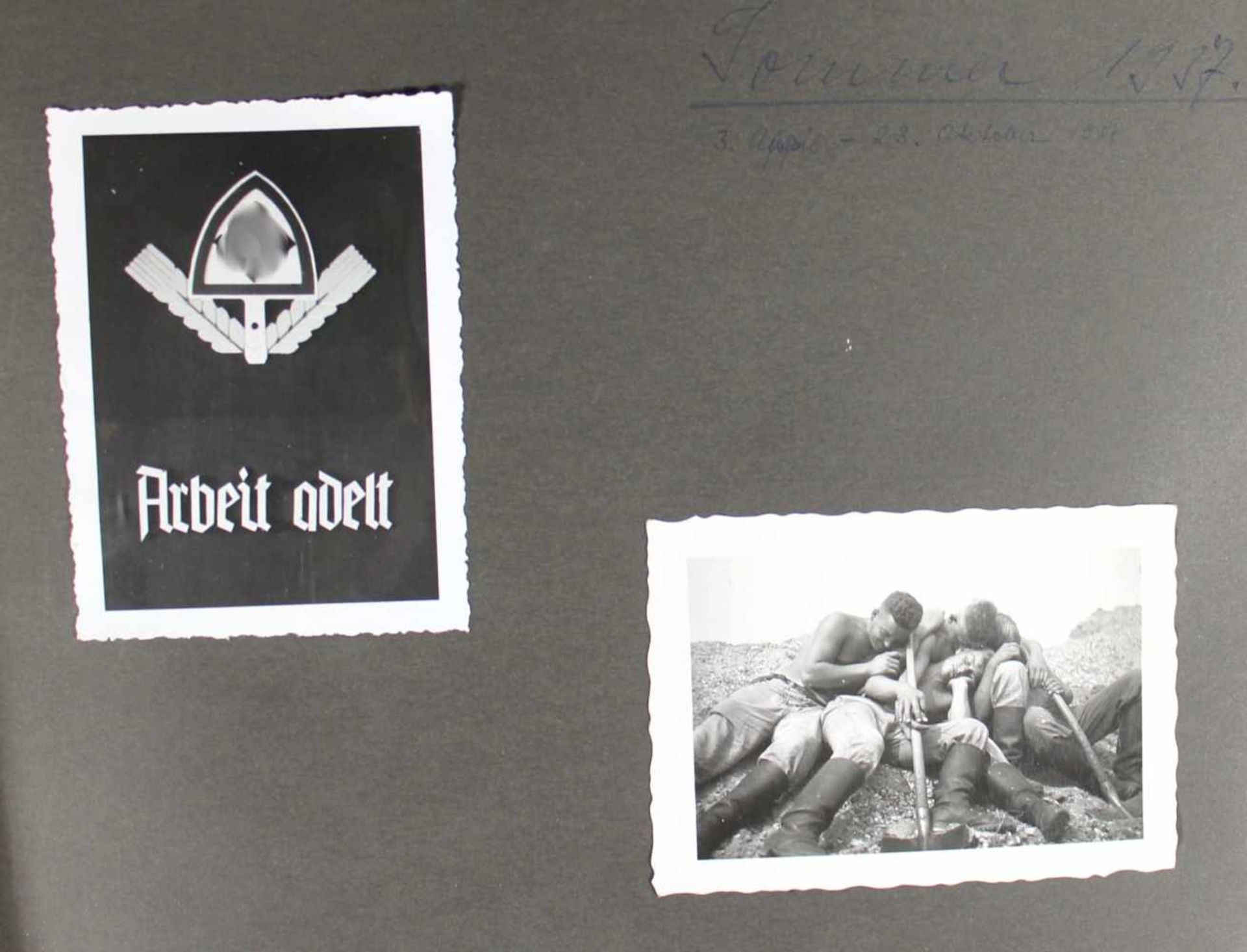 1 Album mit alten Fotos 3. Reich (ca. 129 Stück), sehr schöne Erhaltung - Bild 2 aus 7