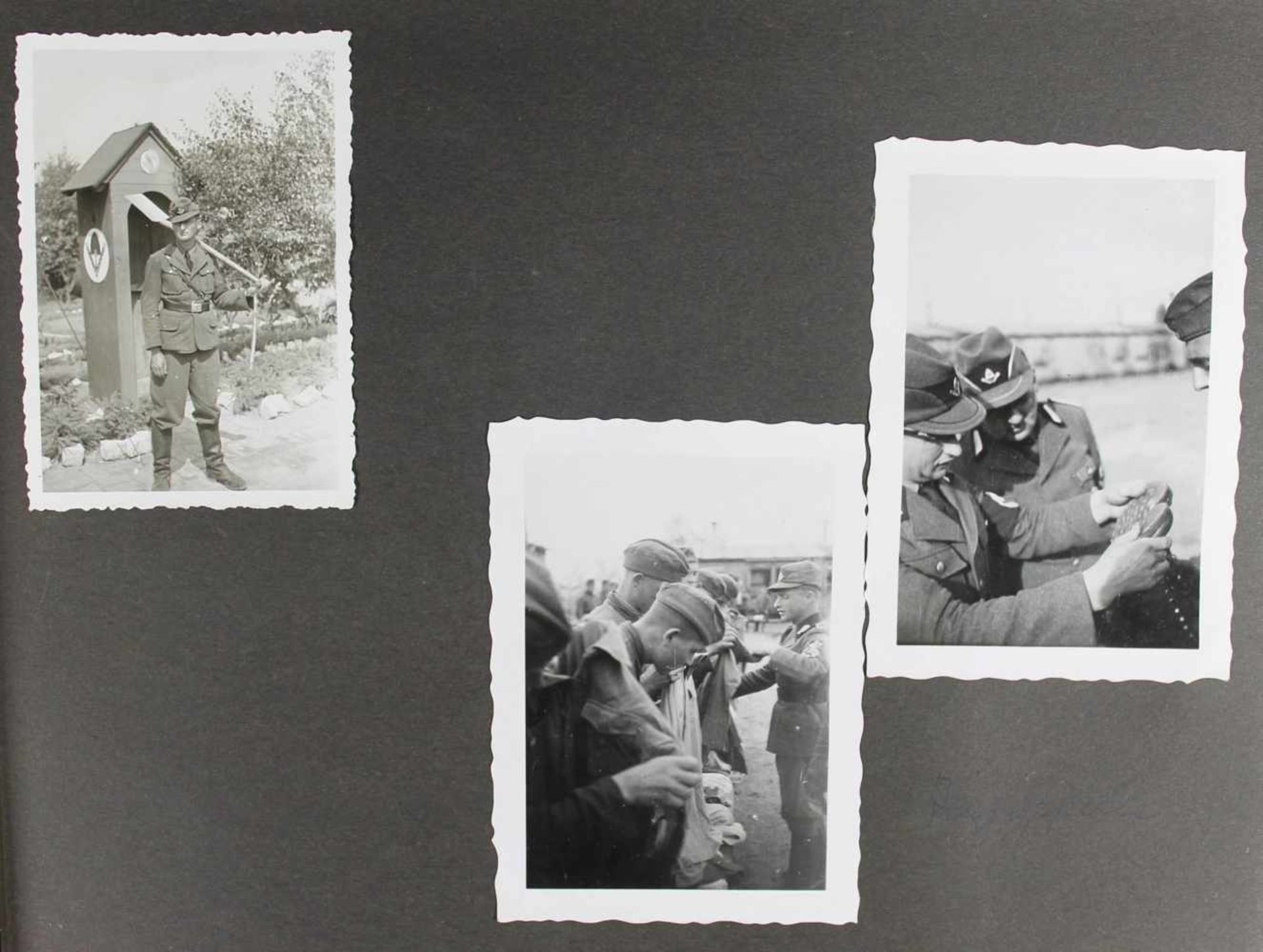 1 Album mit alten Fotos 3. Reich (ca. 129 Stück), sehr schöne Erhaltung - Bild 3 aus 7