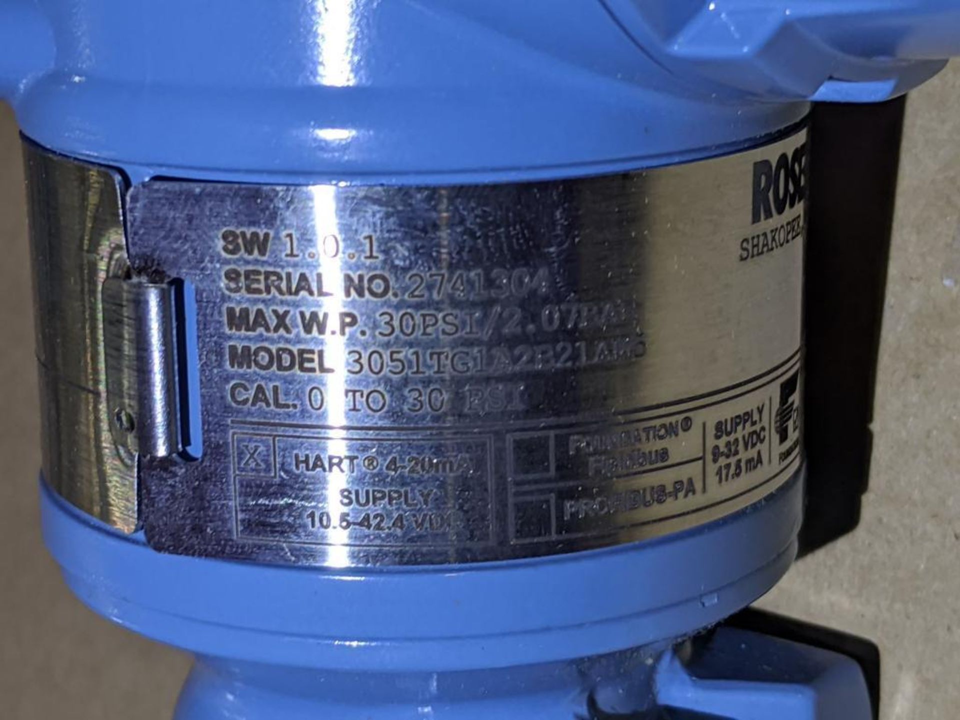 NEW Rosemount Model 3051TG3A2B21AM5 Pressure Transmitter - Image 3 of 3