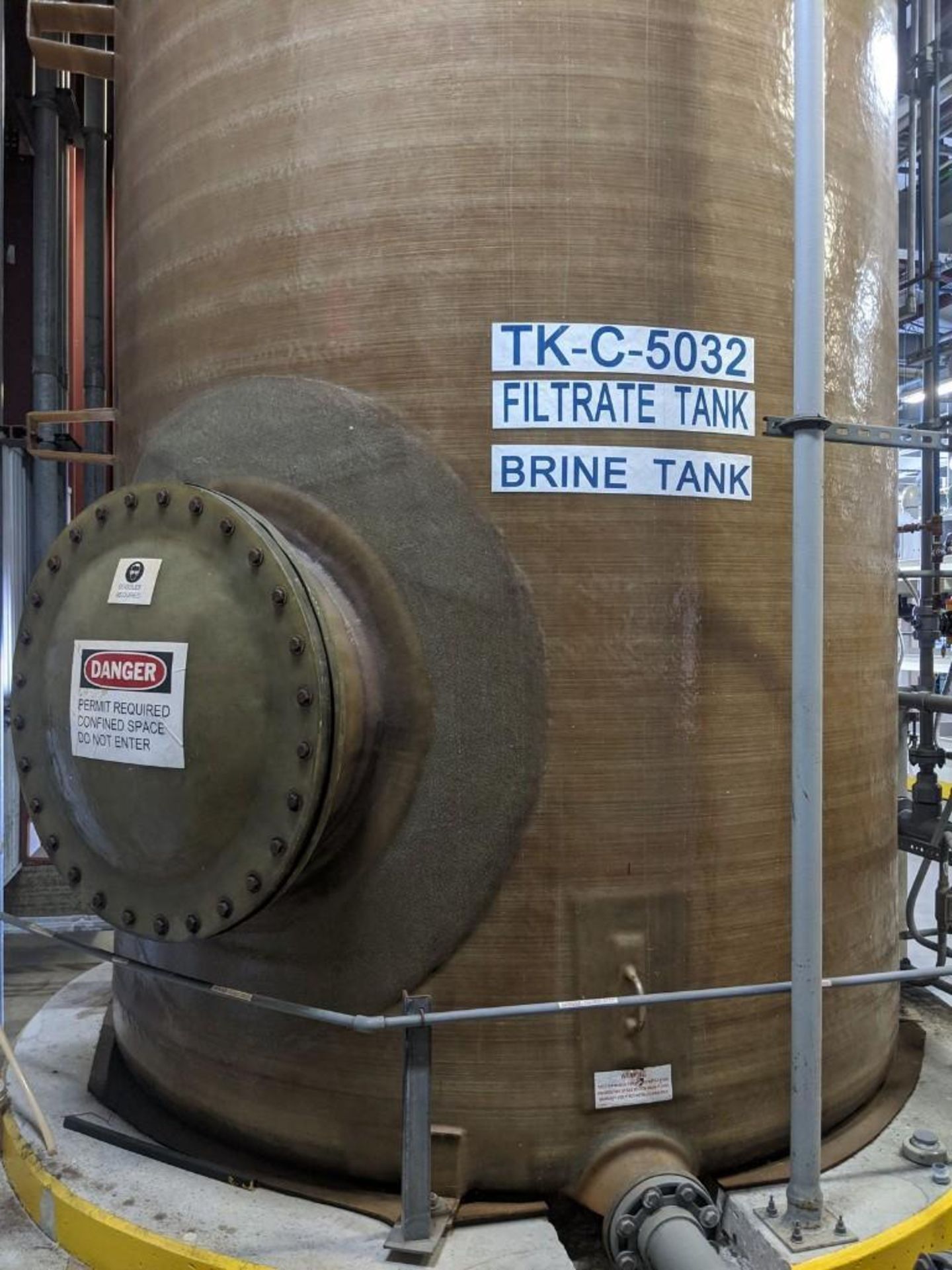 Design Tanks Inc 7900 Gal FRP Tank - Image 8 of 15