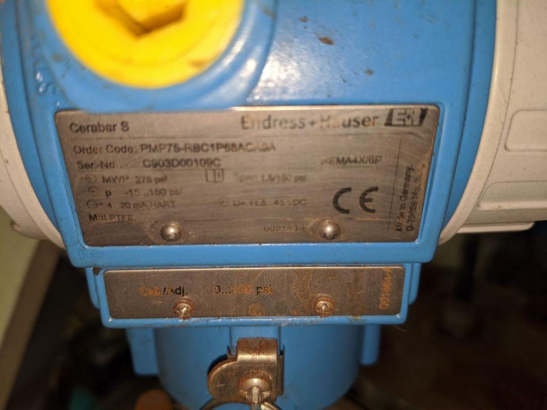 Endress+Hauser Model Cerabar S Pressure Transmitter - Image 4 of 4