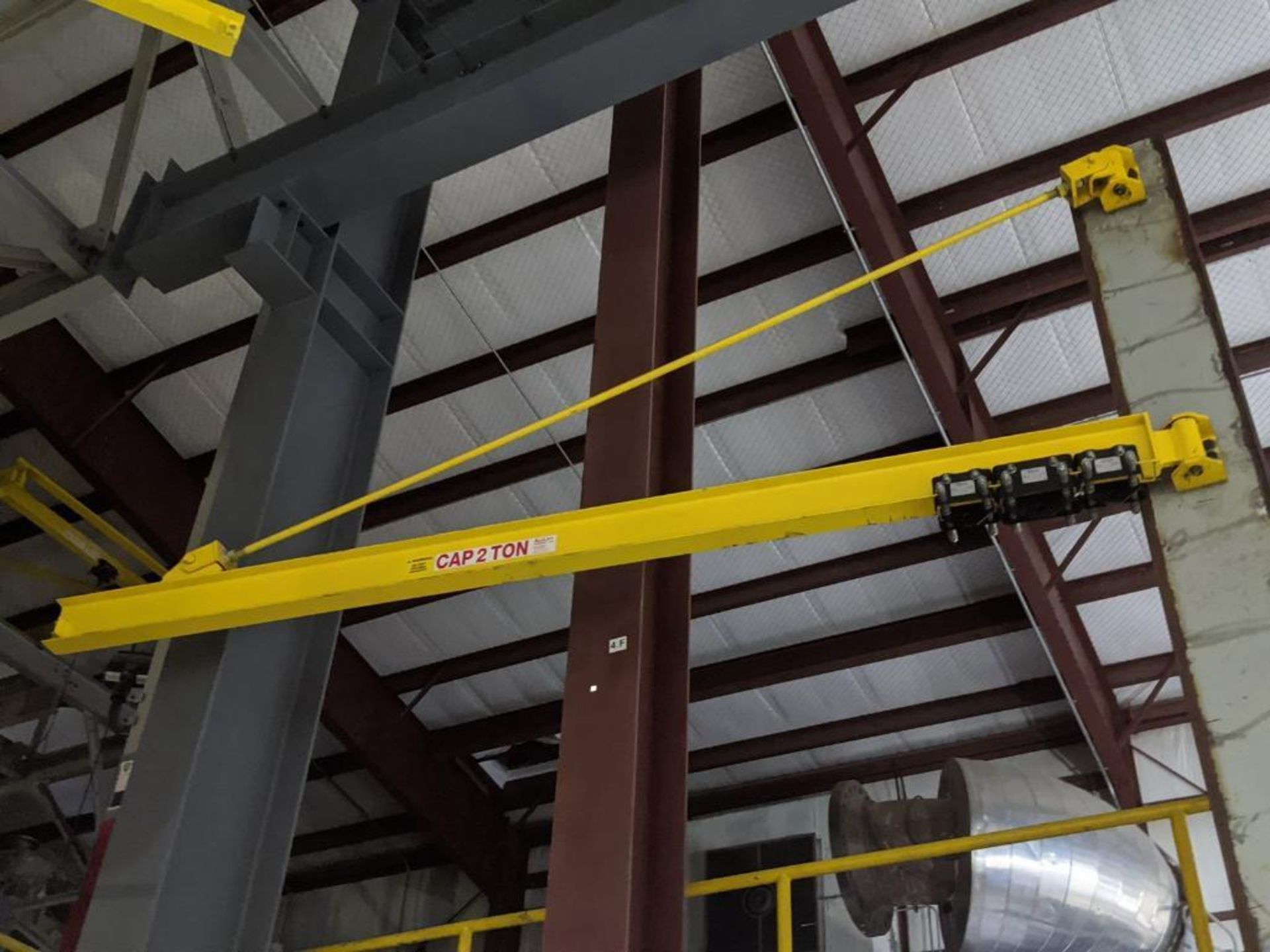 All Lift 2-Ton Column Mounted Jib Crane