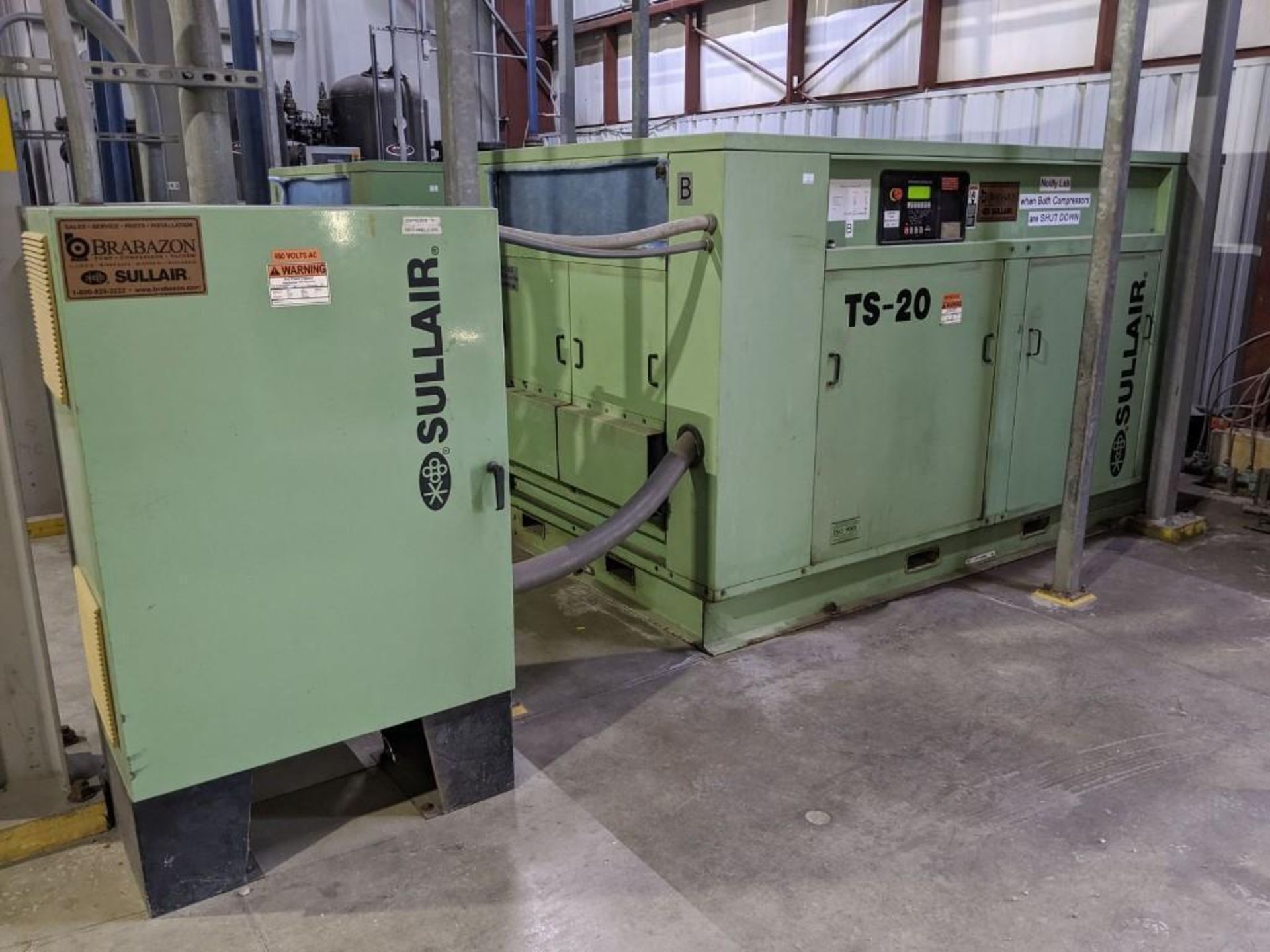 Sullair Model TS20-250H 250 HP Air Compressor - Image 5 of 17