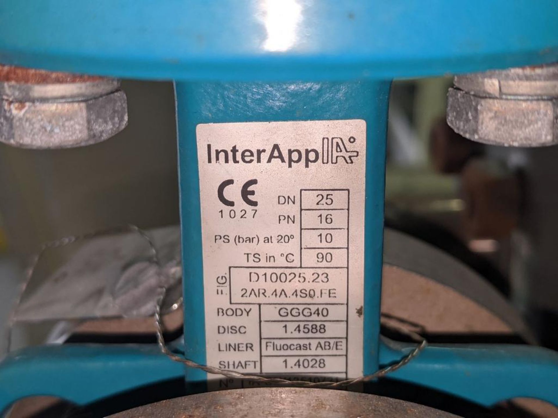 InterApp Pneumatic Actuated Butterfly Valves - Image 5 of 28