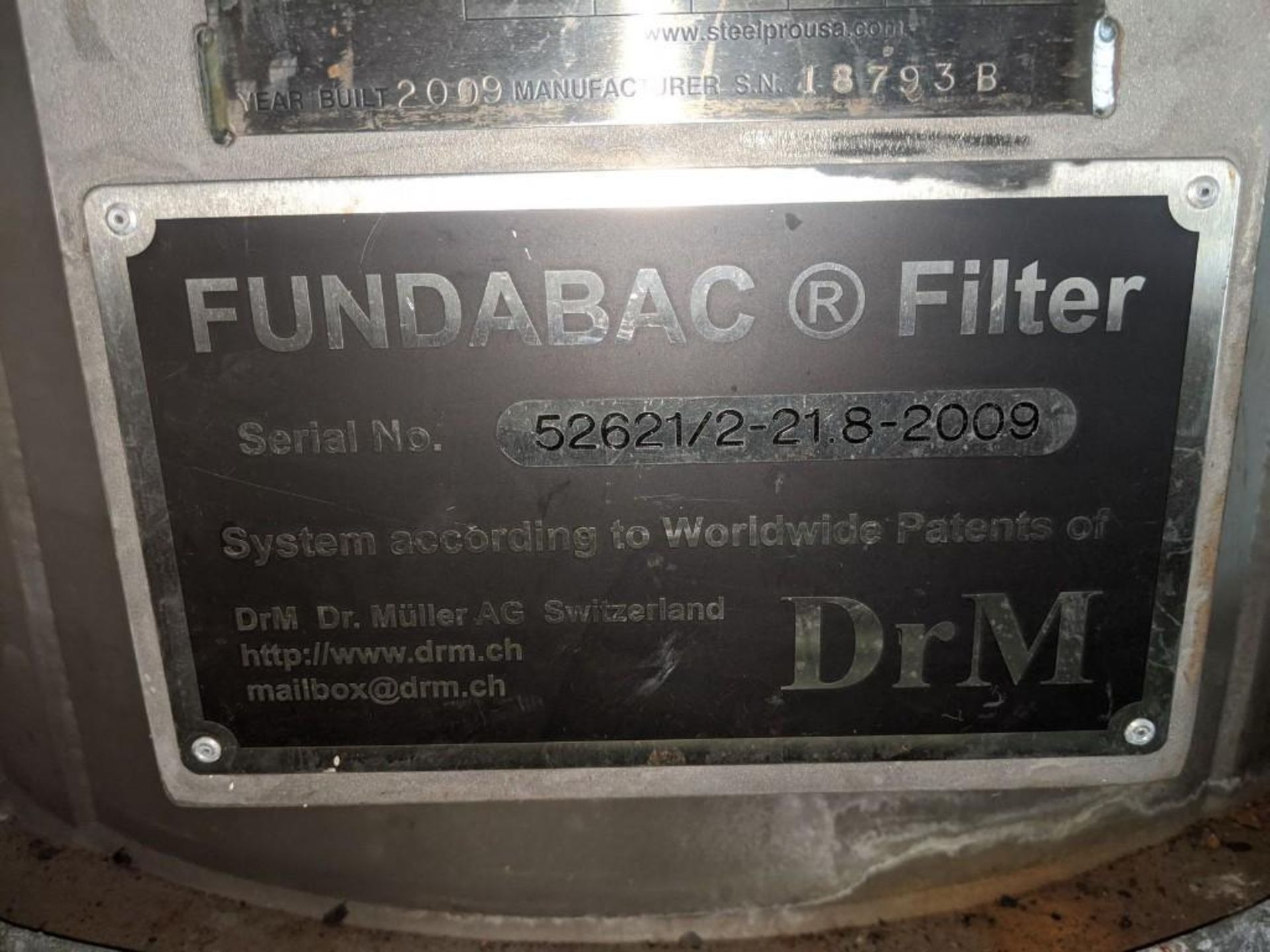 Dr. M Model R-021.8-42-2000/T130Z 21.8 Sq Meter(234 sq ft) Fundabac Candle Filter - Image 2 of 23