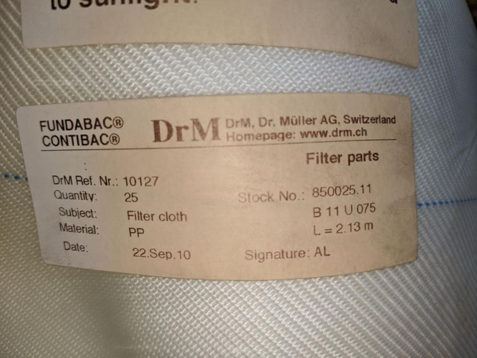 Pallet of Dr. M 2.13m Filter Clothes - Image 3 of 6