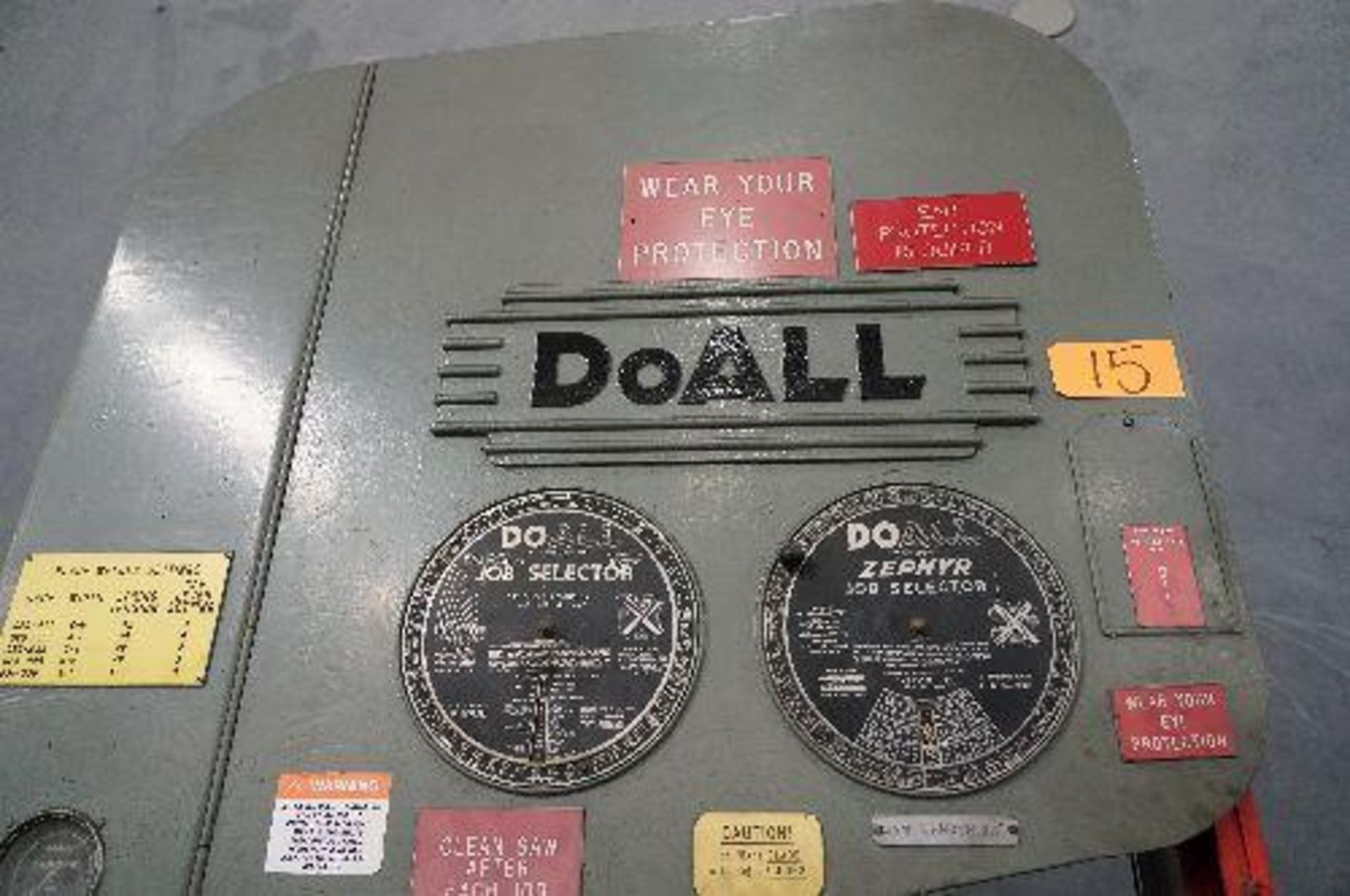 DoAll Vertical Band Saw - Image 9 of 26