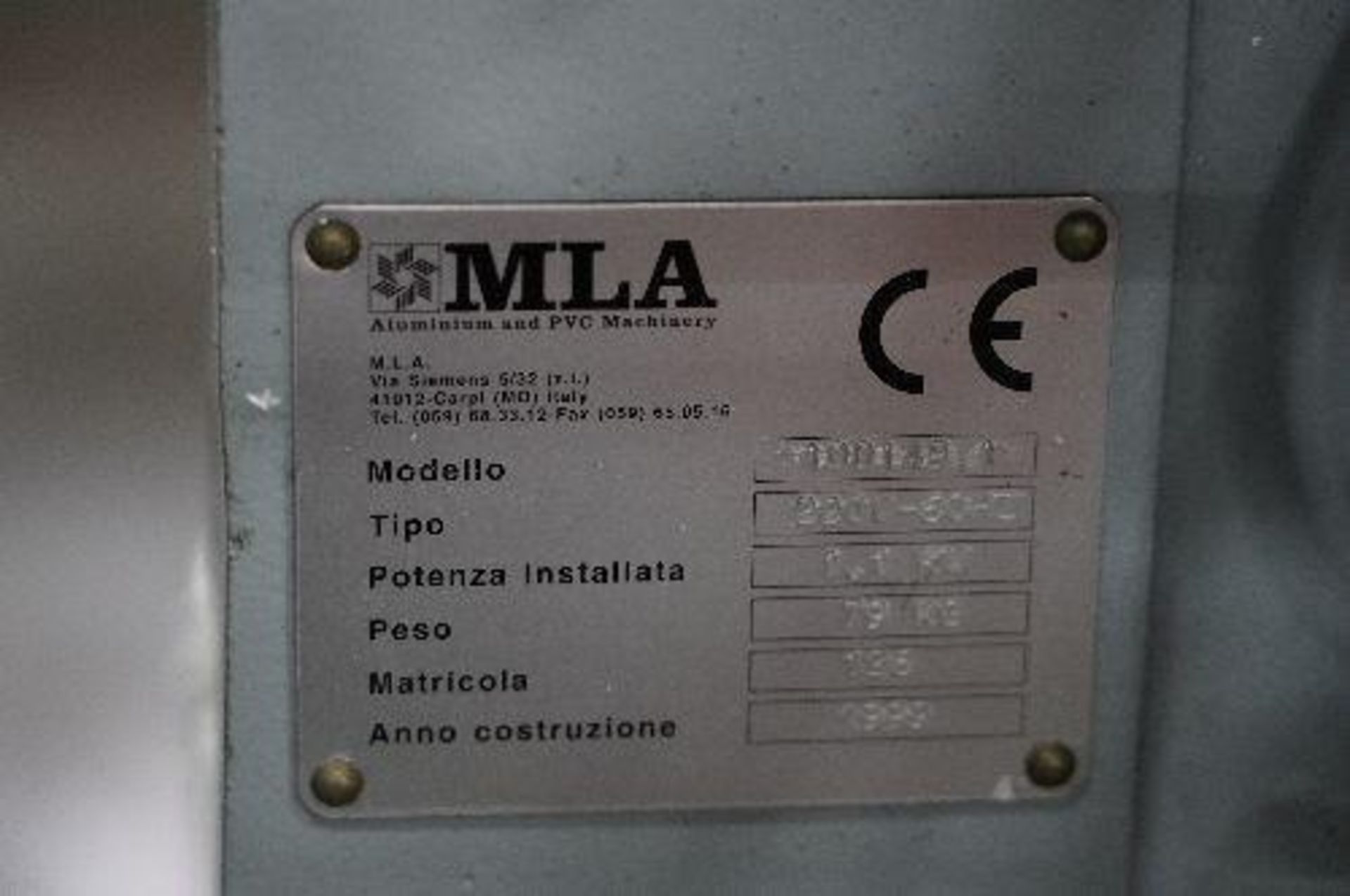 MLA End Milling Machine - Image 5 of 6