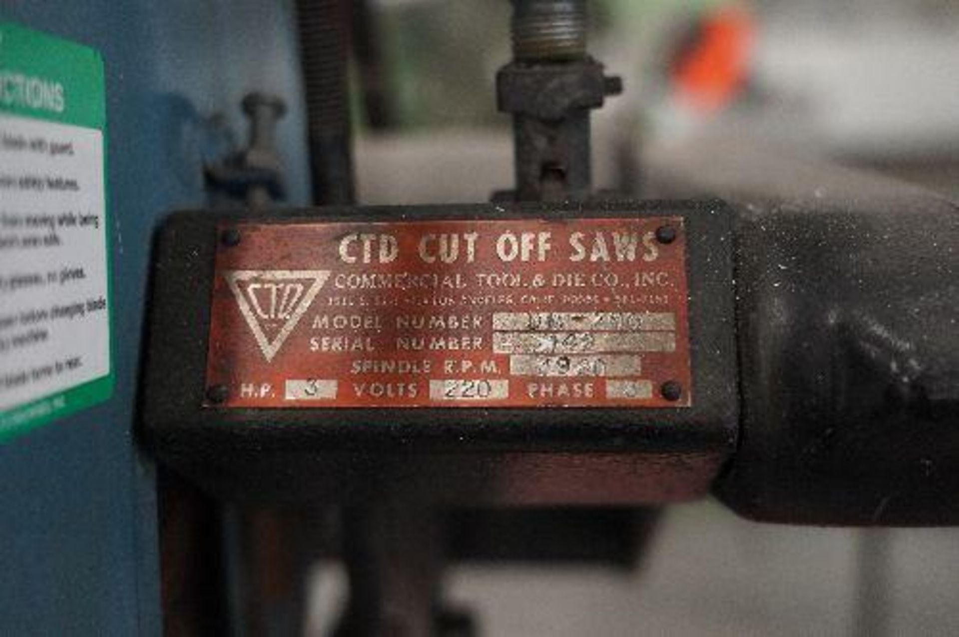 CTD Dual Cut Saw - Image 11 of 22