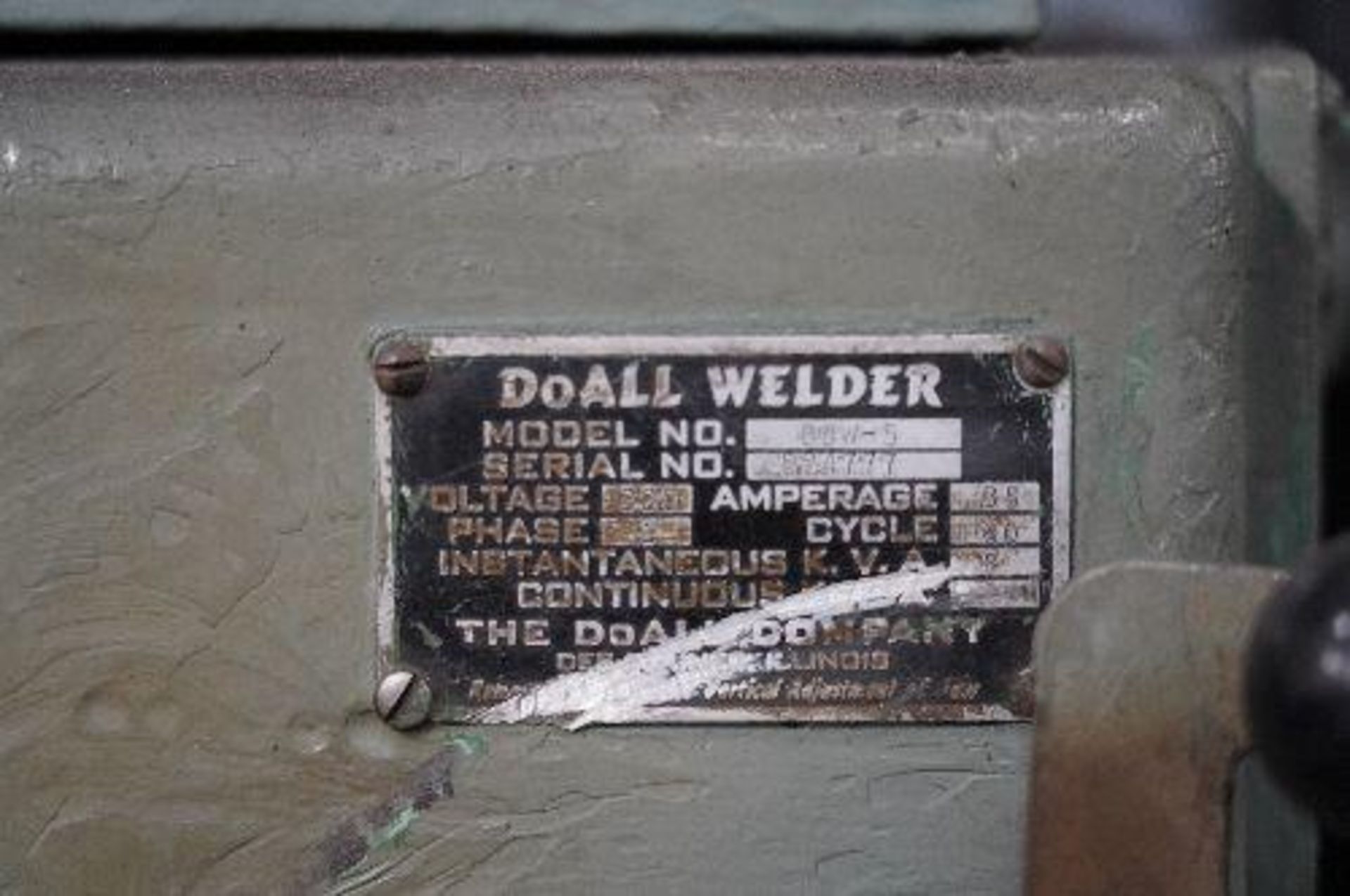 DoAll Vertical Band Saw - Image 23 of 26