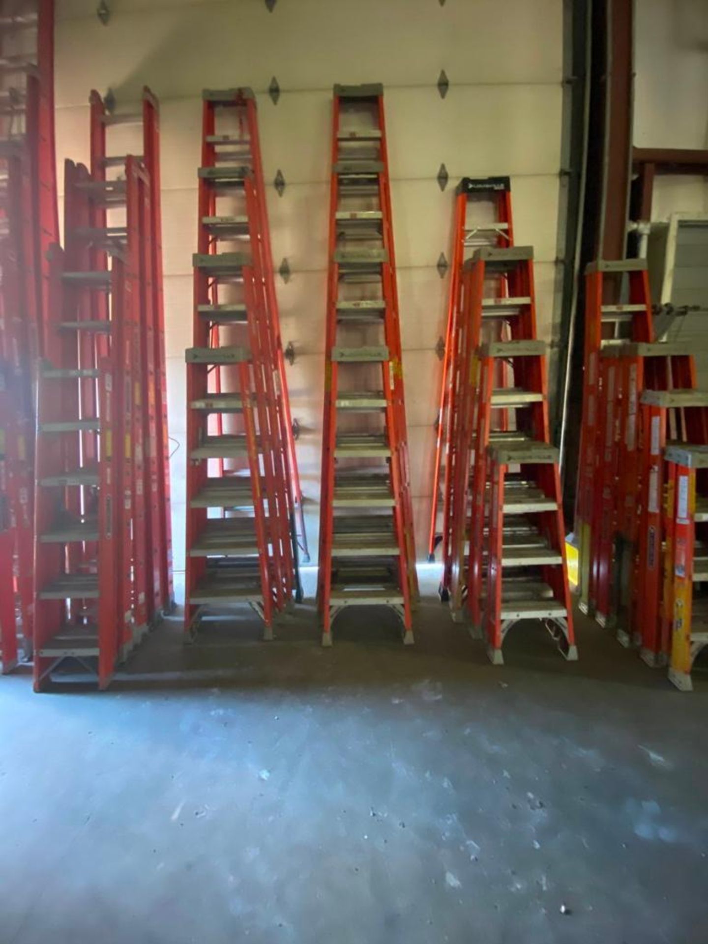 Louisville Fiberglass A-Frame Ladders