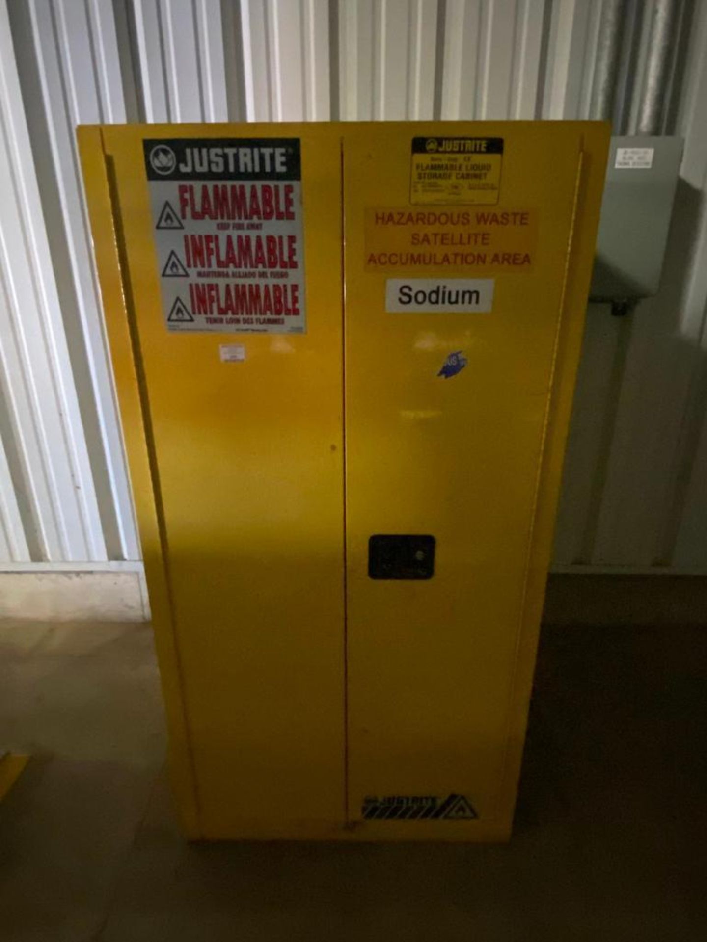 Justrite Model 896260 Flammable Liquid Storage Cabinet - Image 2 of 6