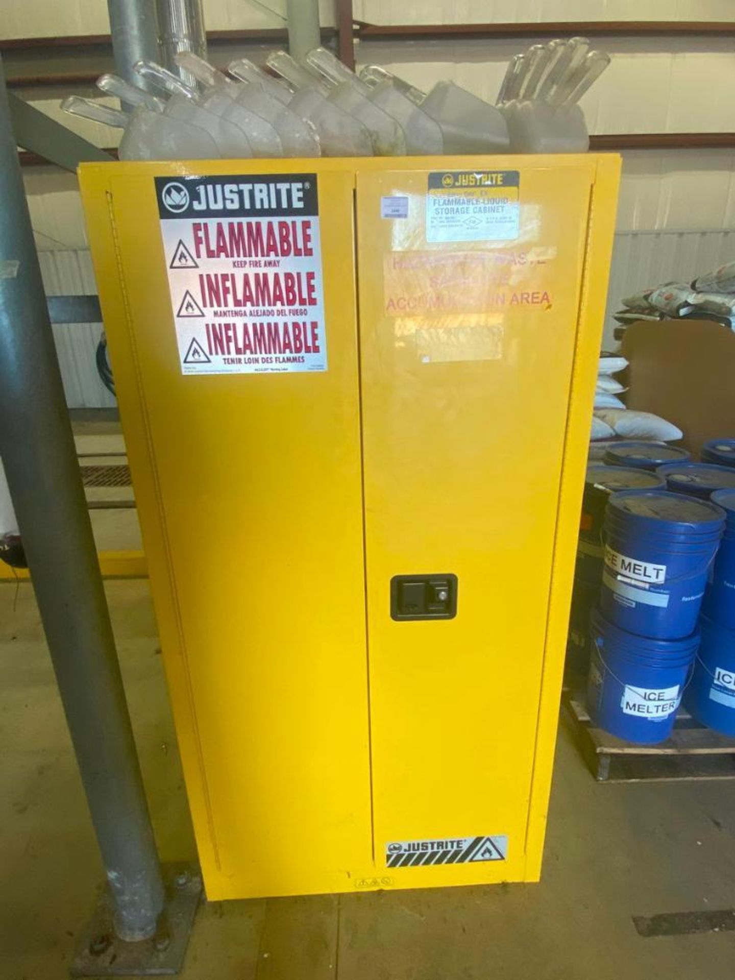 Justrite Model 896260 Flammable Liquid Storage Cabinet