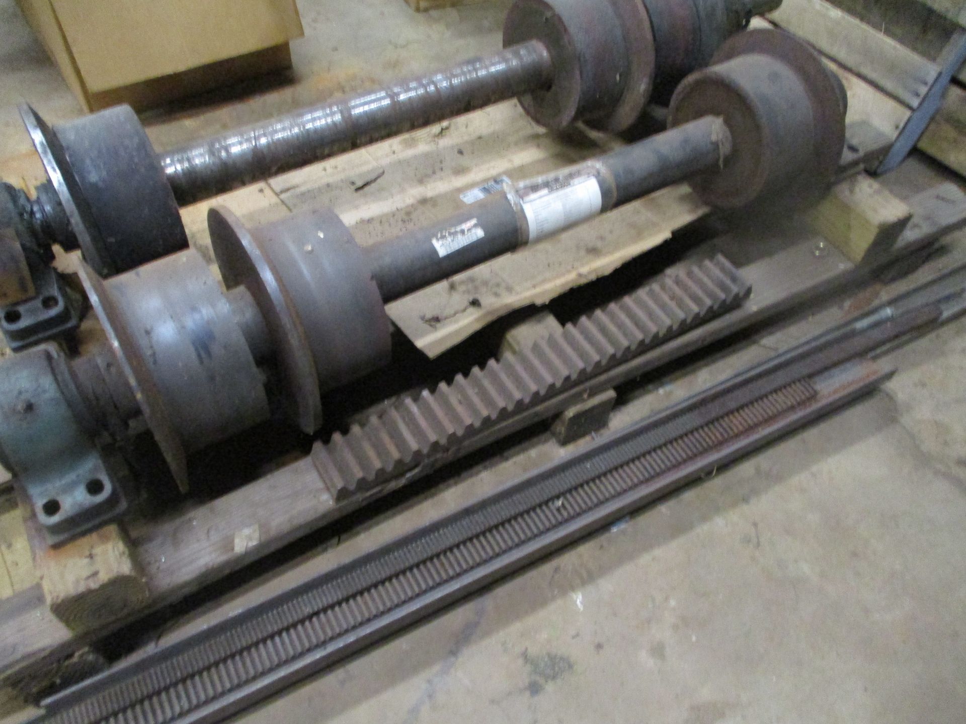 Skid of 2 Railroad Axels for Railroad Work Truck and parts - Image 2 of 2