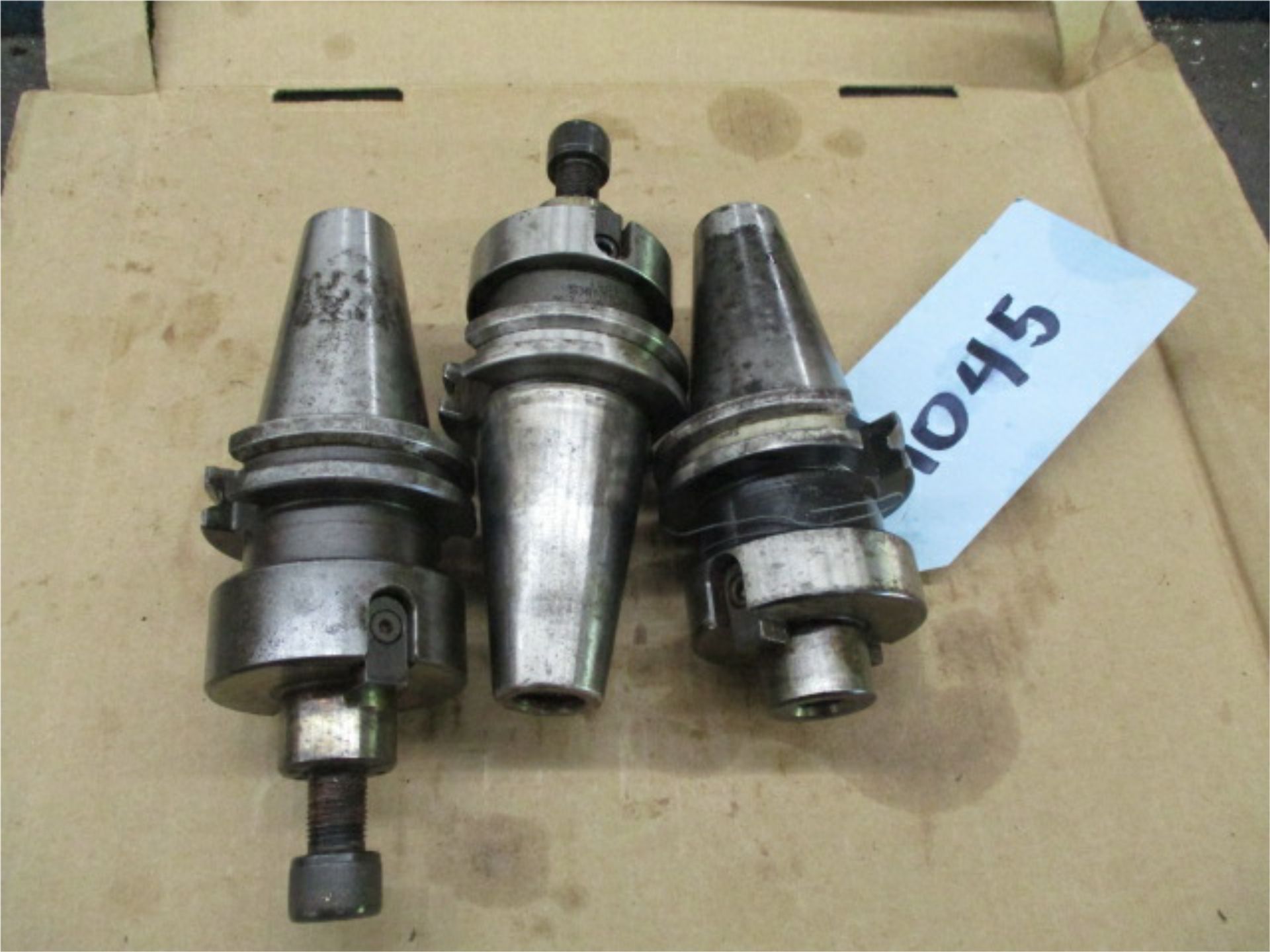 40 Taper Shell Mill Holder, 3 pcs., short