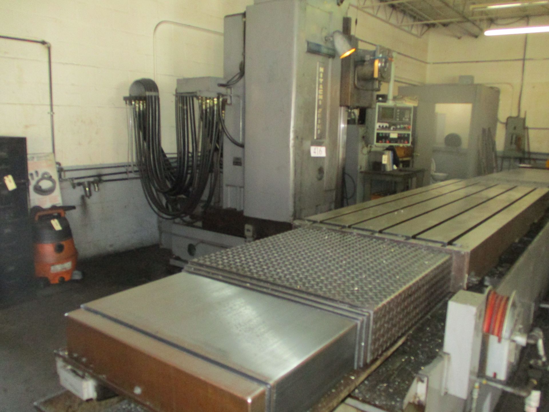 Hitachi Seiki CNC Horizonal Boring Mill, Full 3 Qxis, 100" travel. Machine overhauled and Retrofit - Image 3 of 6