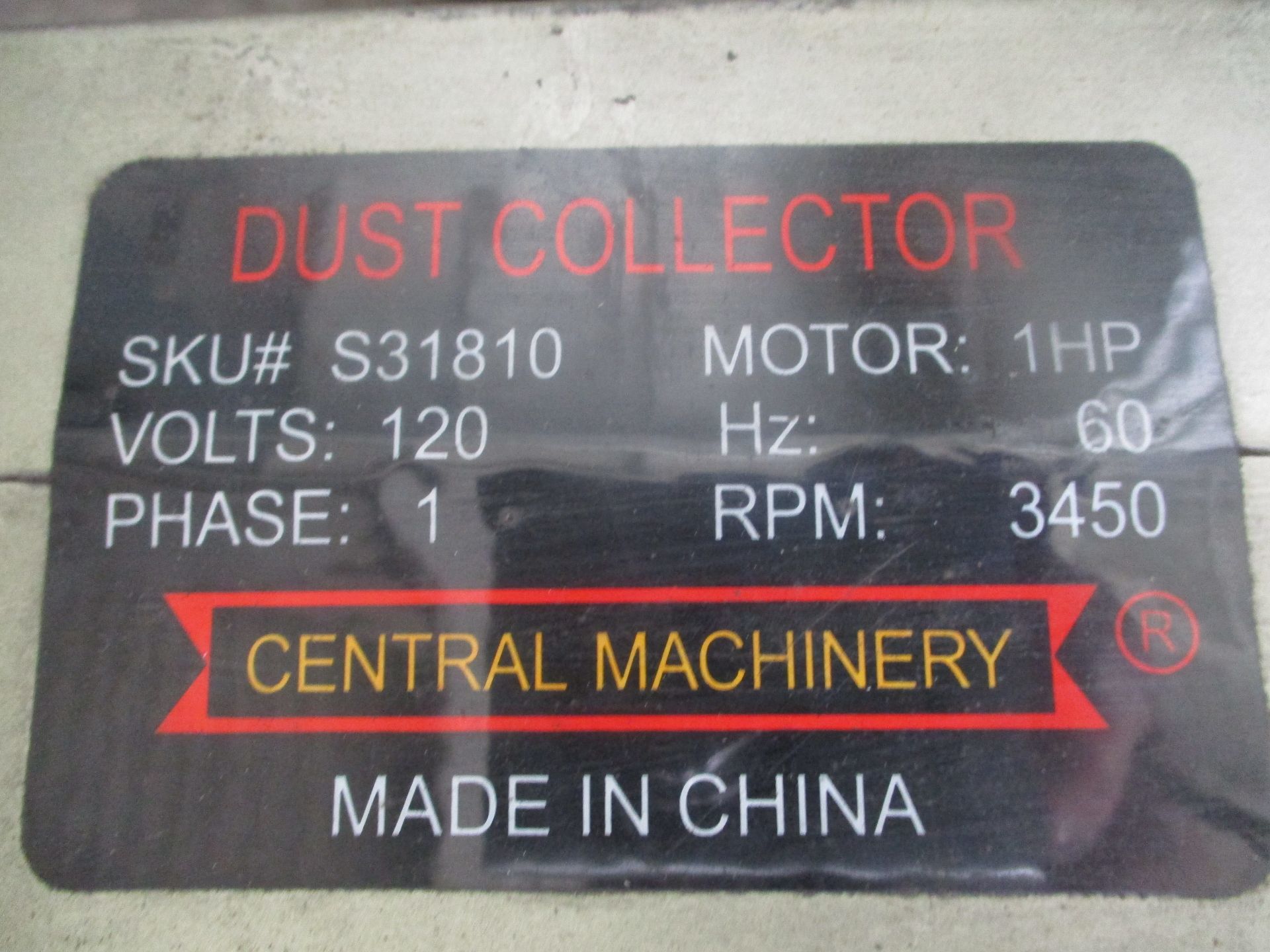 2 Floor Fans nd Central Machinery Dust Collector - Image 2 of 2