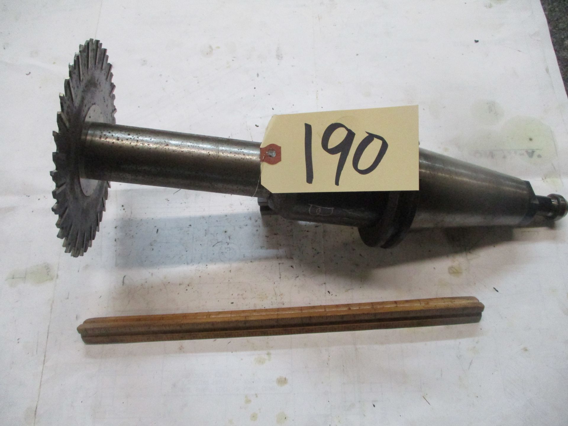 Taper 50 Solid Holder with Carbide Mill Saw