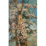 Luigi CONCONI École italienne (1852-1917)Huile sur toile: L'arrivée du printemps.Signée: Co