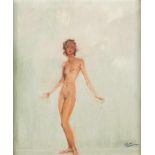 Jean Gabriel DOMERGUE École française (1889-1962)Huile sur toile: "La ravissante Georgina".