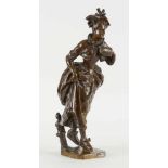Gustavo OBIOLS DELGADO École espagnole (1858-1910)Sculpture en bronze à patine brune nuancée: L