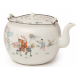 A CHINESE FAMILLE ROSE TEAPOT