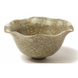 A CHINESE GE TYPE CRACKLE GLAZED BOWL