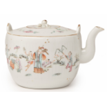 A CHINESE FAMILLE ROSE TEAPOT