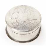 A SMALL CHINESE EXPORT SILVER BOX