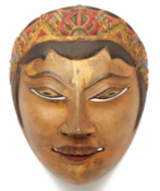 A MASK OF PANJI, FROM THE TOPENG THEATER (2)