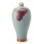 A JUN GLAZED MEIPING VASE