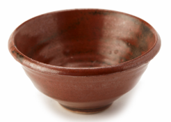 A BROWN GLAZED TEA BOWL