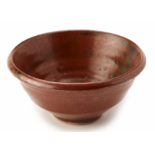 A BROWN GLAZED TEA BOWL