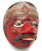 A MASK OF KLANA, FROM THE TOPENG THEATER (3)