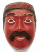 A MASK OF PATIH KERAS, FROM THE TOPENG THEATER