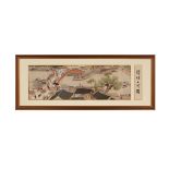 A LARGE EMBROIDERED PICTURE AFTER 'QINGMING SHANGHE TU'