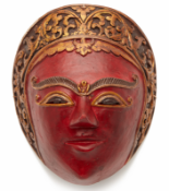 A CHARACTER MASK, FROM THE TOPENG THEATER