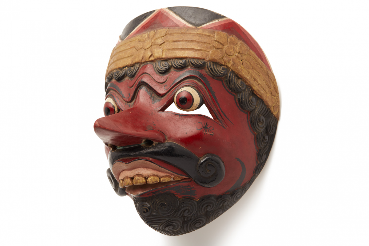 A MASK OF KLANA, FROM THE TOPENG THEATER (4) - Image 3 of 5