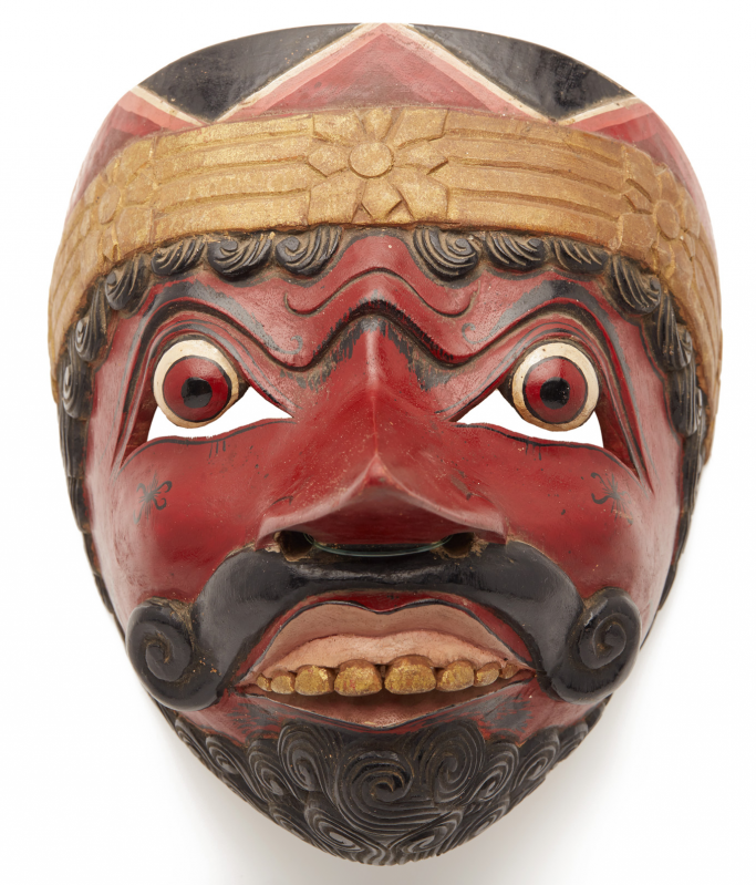 A MASK OF KLANA, FROM THE TOPENG THEATER (4)