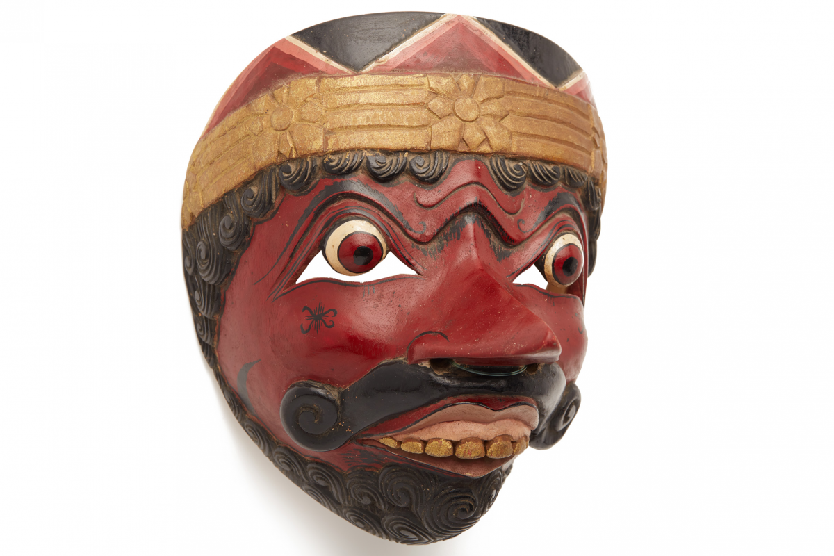 A MASK OF KLANA, FROM THE TOPENG THEATER (4) - Image 2 of 5