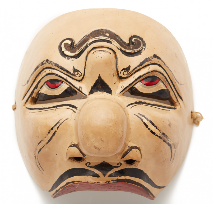 A MASK OF PENTUL, FROM THE TOPENG THEATRE