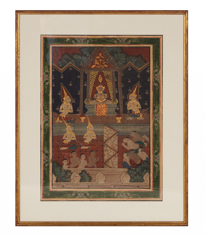 AN ANTIQUE THAI BUDDHIST MANUSCRIPT