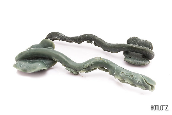 TWO CHINESE NATURALISTICALLY CARVED RUYI SCEPTRES - Image 2 of 4