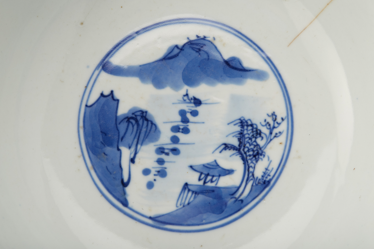 TWO BLUE AND WHITE PORCELAIN BOWLS - Image 7 of 8