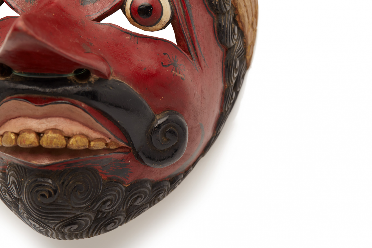 A MASK OF KLANA, FROM THE TOPENG THEATER (4) - Image 4 of 5