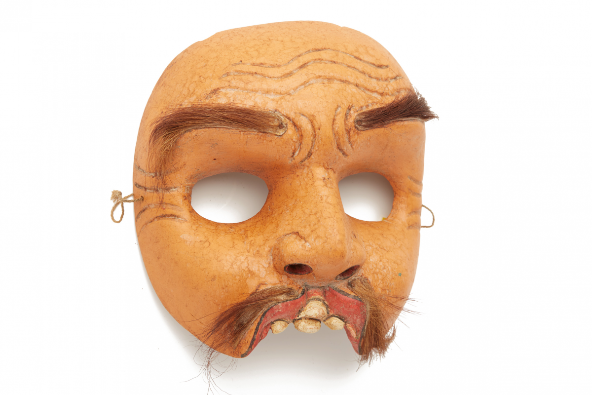 A MASK OF BONDRES CUNGIH, FROM THE TOPENG THEATER (2) - Image 3 of 5